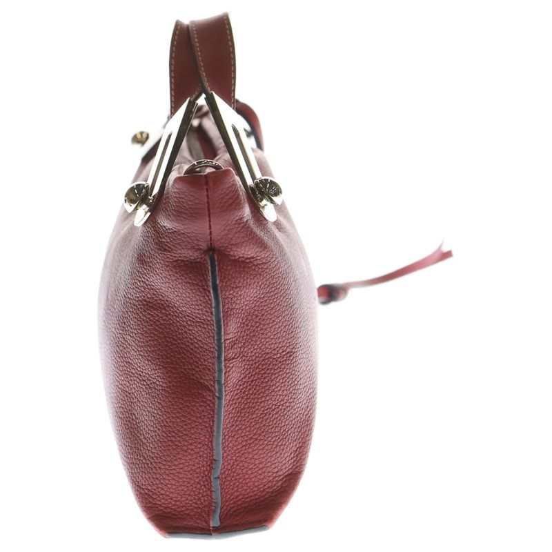 Loewe Miss Y 2way Shoulder Bag Mini Bag Red Leather Silver Hardware