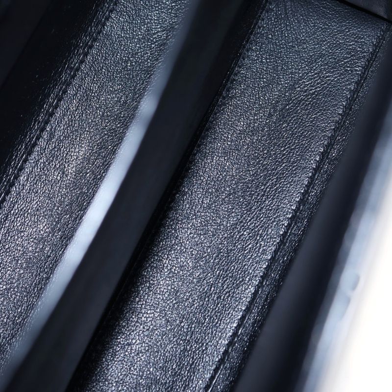 Saint Laurent Paris Cass Andra Top Handle 2way Shoulder Bag Handbag Black