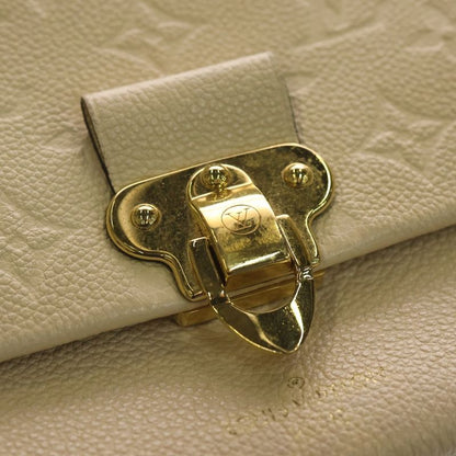Louis Vuitton Monogram Empreinte Vavant BB Chain Bag Shoulder Bag Beige Leather