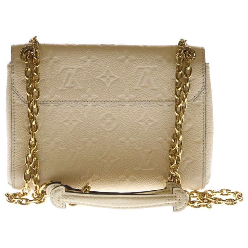 Louis Vuitton Monogram Empreinte Vavant BB Chain Bag Shoulder Bag Beige Leather