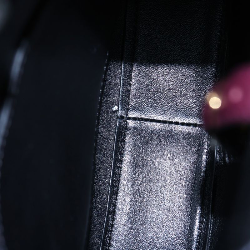 Loewe Shoulder Bag Mini Bag Wine Red Bordeaux Leather Gold Hardware