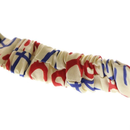 Gucci Tri-Colour Ghost Star Duchess Se Headband GG Ghost Logo Headband Silk Beige