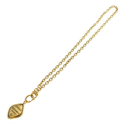 Chanel 31 Rue Cambon Coco Mark Diamond Cambon Necklace Pendant Chain Gold