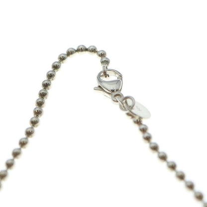 Tiffany & Co Heart Arrow Necklace Pendant Ball Chain Silver X
