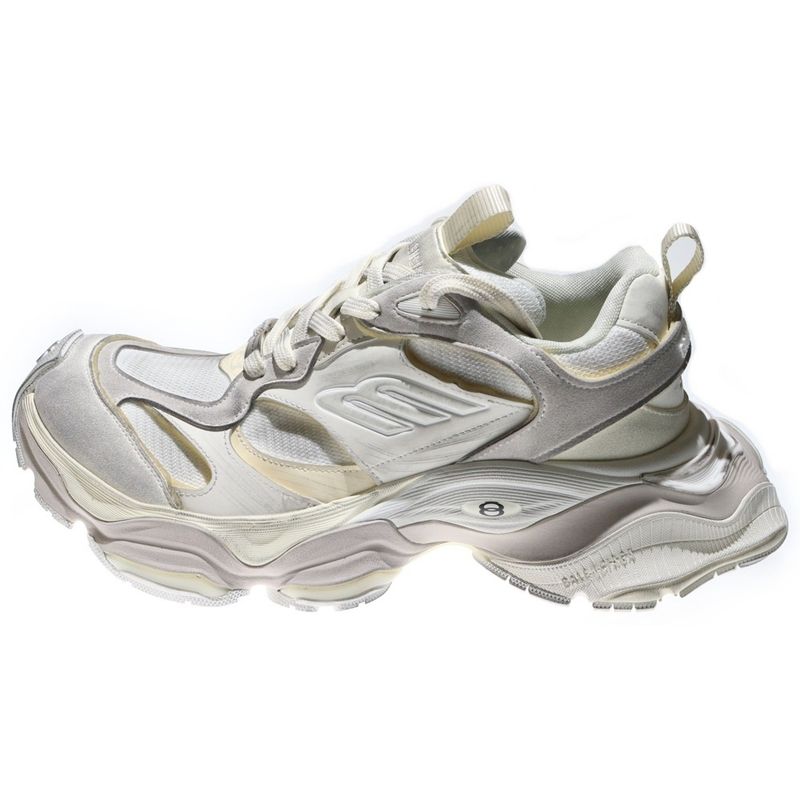 Balenciaga Cargo Sneaker Cargo Distressed Volume Low-Cut Sneakers White 785754