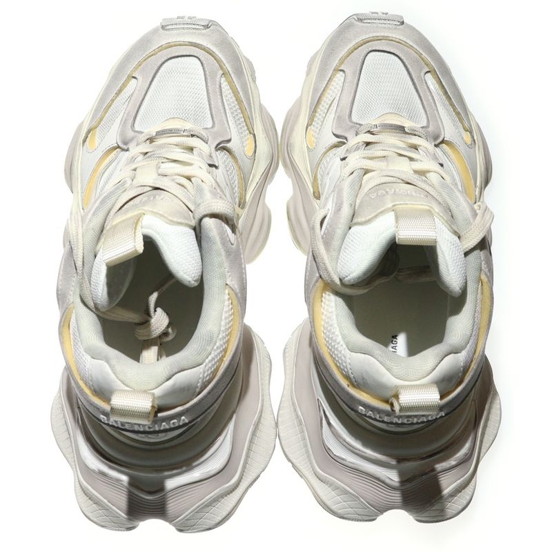 Balenciaga Cargo Sneaker Cargo Distressed Volume Low-Cut Sneakers White 785754