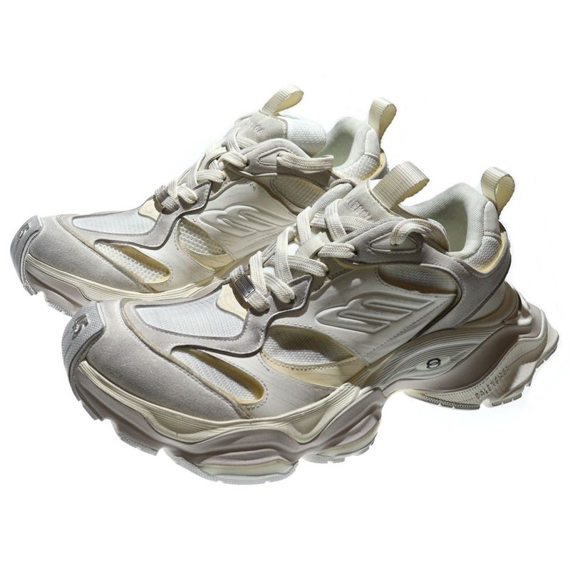 Balenciaga Cargo Sneaker Cargo Distressed Volume Low-Cut Sneakers White 785754