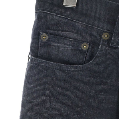 Saint Laurent Paris 16aw Distressed Knee Crush Stretch Slim Skinny Denim Pants