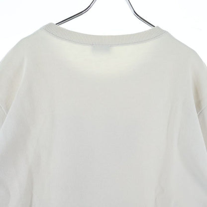 Saint Laurent Paris 18aw Distressed Robot Logo Graphic Print Crew Neck Pullover