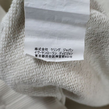 Saint Laurent Paris 18aw Distressed Robot Logo Graphic Print Crew Neck Pullover