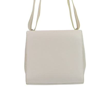 Bottega Veneta the Clip Shoulder Bag Chalk Ladies Used