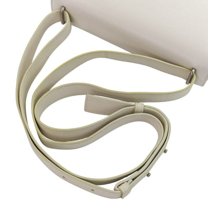 Bottega Veneta the Clip Shoulder Bag Chalk Ladies Used