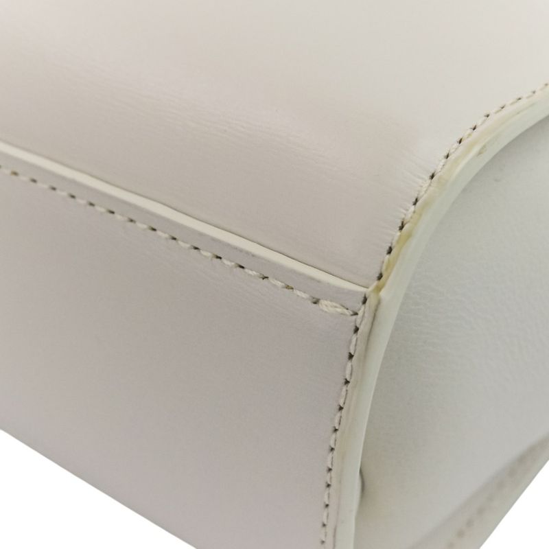 Bottega Veneta the Clip Shoulder Bag Chalk Ladies Used