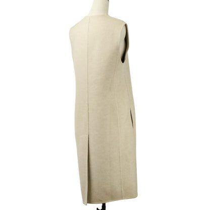 23AW HERMES Cashmere Double Face Long Gilet Sleeveless Coat 3H0191DB Size 40