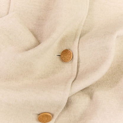 23AW HERMES Cashmere Double Face Long Gilet Sleeveless Coat 3H0191DB Size 40