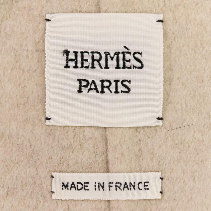 23AW HERMES Cashmere Double Face Long Gilet Sleeveless Coat 3H0191DB Size 40