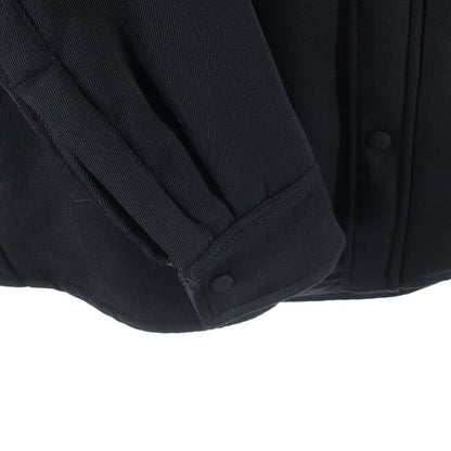 Loewe Puffer Anagram Overshirt Anagram Embroidery Filled Overshirt Black