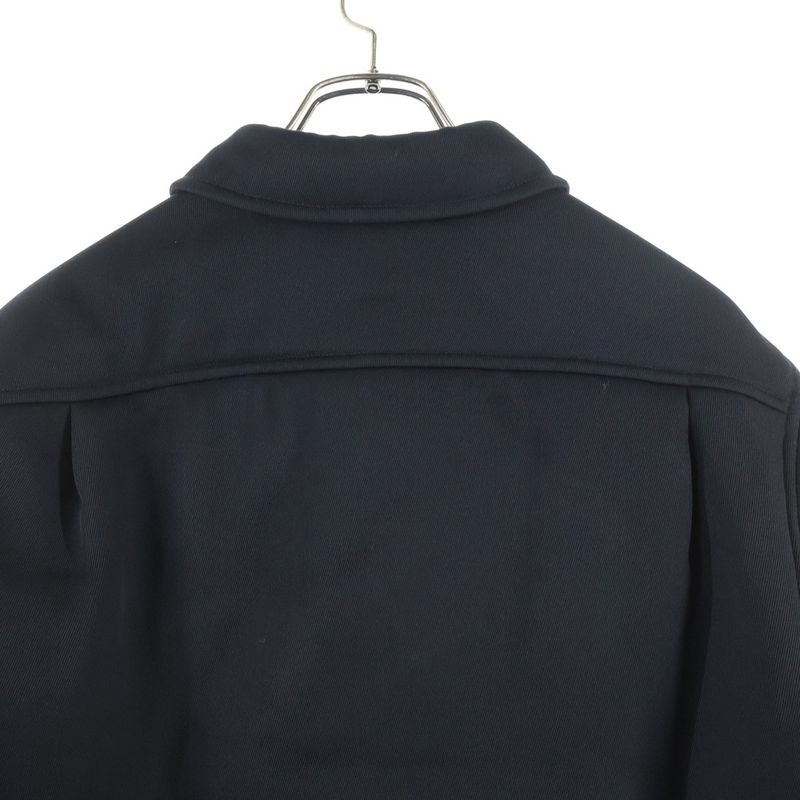 Loewe Puffer Anagram Overshirt Anagram Embroidery Filled Overshirt Black