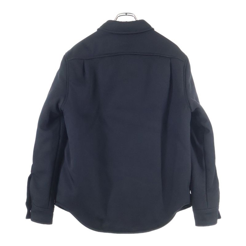 Loewe Puffer Anagram Overshirt Anagram Embroidery Filled Overshirt Black