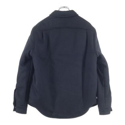 Loewe Puffer Anagram Overshirt Anagram Embroidery Filled Overshirt Black