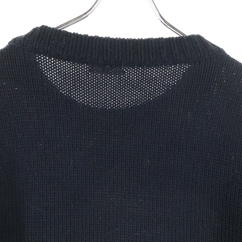 Celine 21ss the Dancing Kid Clown Crew Neck Boxy Knit Sweater Black 2a43l717m