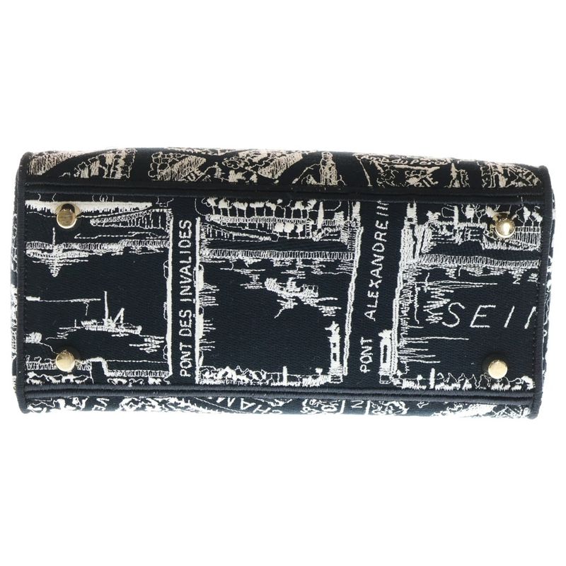 Christian Dior Lady D-Lite Plan de Paris Lady D-Lite Medium Handbag with Charm