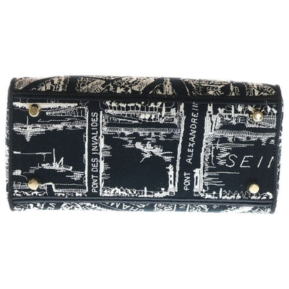 Christian Dior Lady D-Lite Plan de Paris Lady D-Lite Medium Handbag with Charm