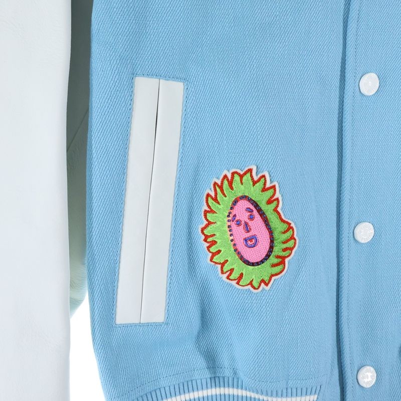 Louis Vuitton 23ss ×yk Embroidery Varsity Jacket Rm232h Vn6 Hol30e × Yayoi