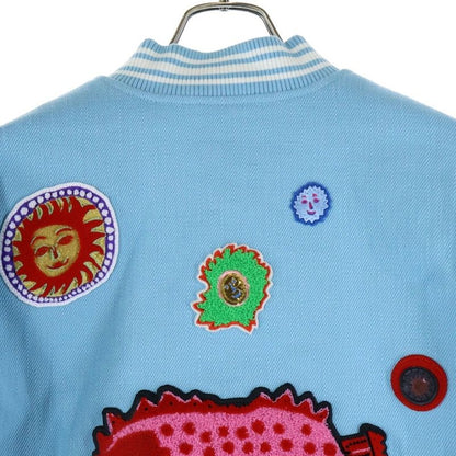 Louis Vuitton 23ss ×yk Embroidery Varsity Jacket Rm232h Vn6 Hol30e × Yayoi