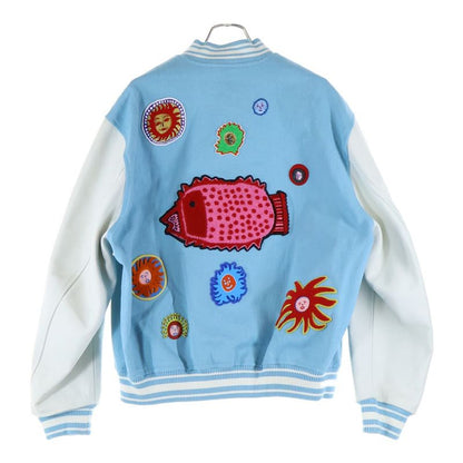 Louis Vuitton 23ss ×yk Embroidery Varsity Jacket Rm232h Vn6 Hol30e × Yayoi