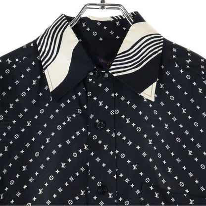 Louis Vuitton L S Pajama Shirt Rw232w Zz0 Fpbl23 Long Sleeve Pajama Shirt Black