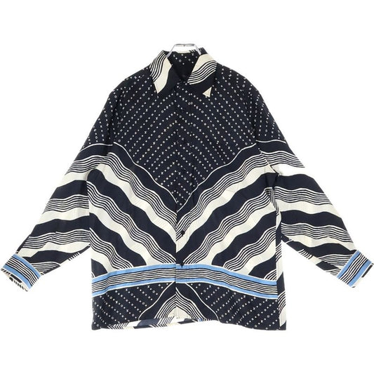 Louis Vuitton L S Pajama Shirt Rw232w Zz0 Fpbl23 Long Sleeve Pajama Shirt Black