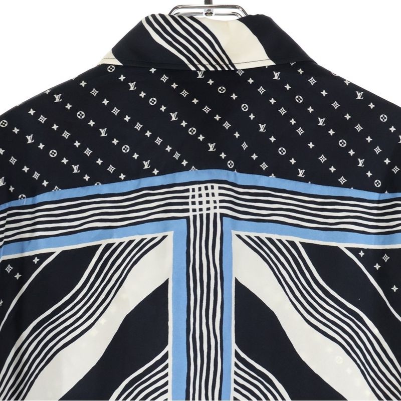 Louis Vuitton L S Pajama Shirt Rw232w Zz0 Fpbl23 Long Sleeve Pajama Shirt Black