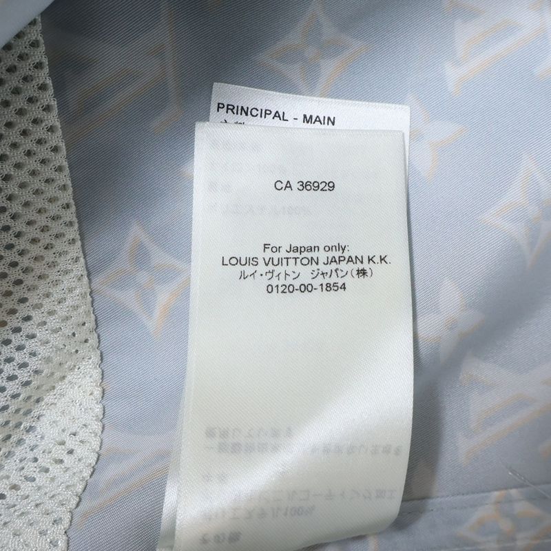 Louis Vuitton 23aw Monogram Nylon Zip Up Hoodie Rw232d Afy Fpow11 Monogram