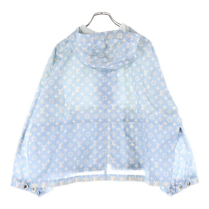Louis Vuitton 23aw Monogram Nylon Zip Up Hoodie Rw232d Afy Fpow11 Monogram