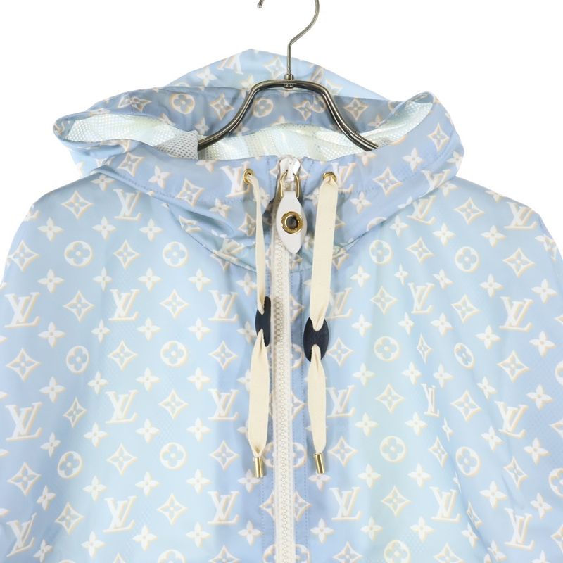 Louis Vuitton 23aw Monogram Nylon Zip Up Hoodie Rw232d Afy Fpow11 Monogram