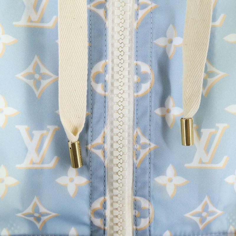 Louis Vuitton 23aw Monogram Nylon Zip Up Hoodie Rw232d Afy Fpow11 Monogram