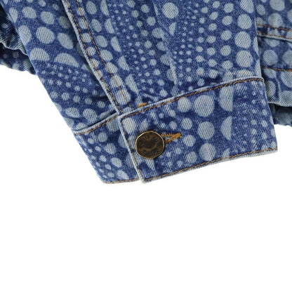 Louis Vuitton 23aw×yk Zipup Denim Bluzon Dot Rm232h Yn3 Hoa30w Yayoi Kusama Dot