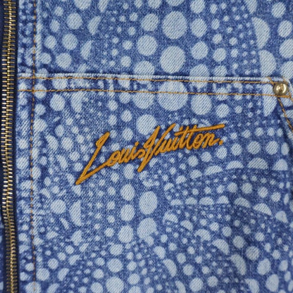 Louis Vuitton 23aw×yk Zipup Denim Bluzon Dot Rm232h Yn3 Hoa30w Yayoi Kusama Dot