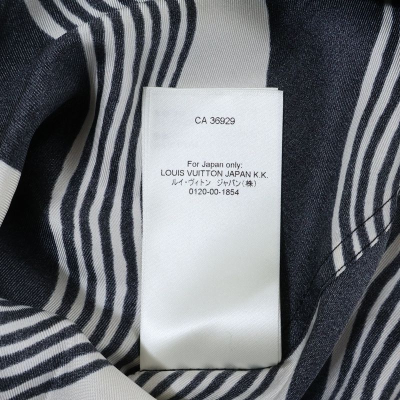 Louis Vuitton L S Pajama Shirt Rw232w Zz0 Fpbl23 Long Sleeve Pajama Shirt Black