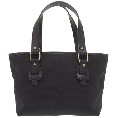 Fendi Zebra Pattern Canvas Black Tote Bag Black 0575 Fendi