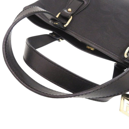 Fendi Zebra Pattern Canvas Black Tote Bag Black 0575 Fendi