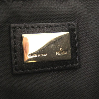 Fendi Zebra Pattern Canvas Black Tote Bag Black 0575 Fendi