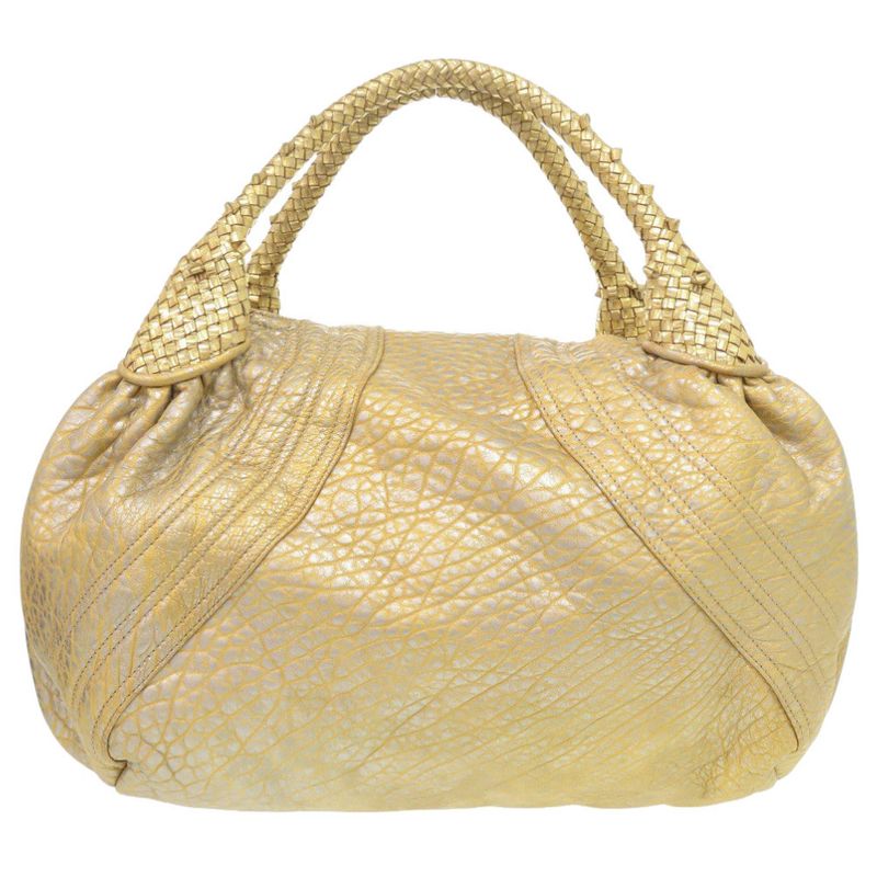 Fendi Spy Bag Leather Gold Handbag 1239 Fendi