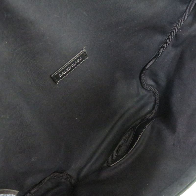Balenciaga Explorer Multi-Zip Belt Bag 620261 Nylon Black Waist Bag Black 2176