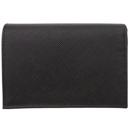 Prada 1mv021 Saffiano Leather Black Bifold Wallet Black 0741 Prada