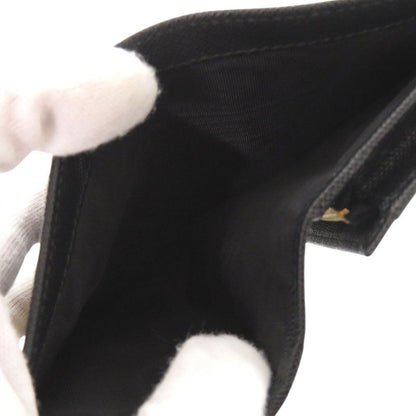 Prada 1mv021 Saffiano Leather Black Bifold Wallet Black 0741 Prada