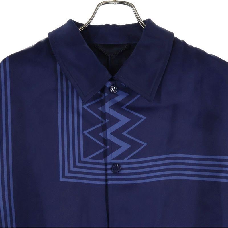 Louis Vuitton 22aw Monogram Rayon Karakoram Souvenir Coach Blouson Jacket