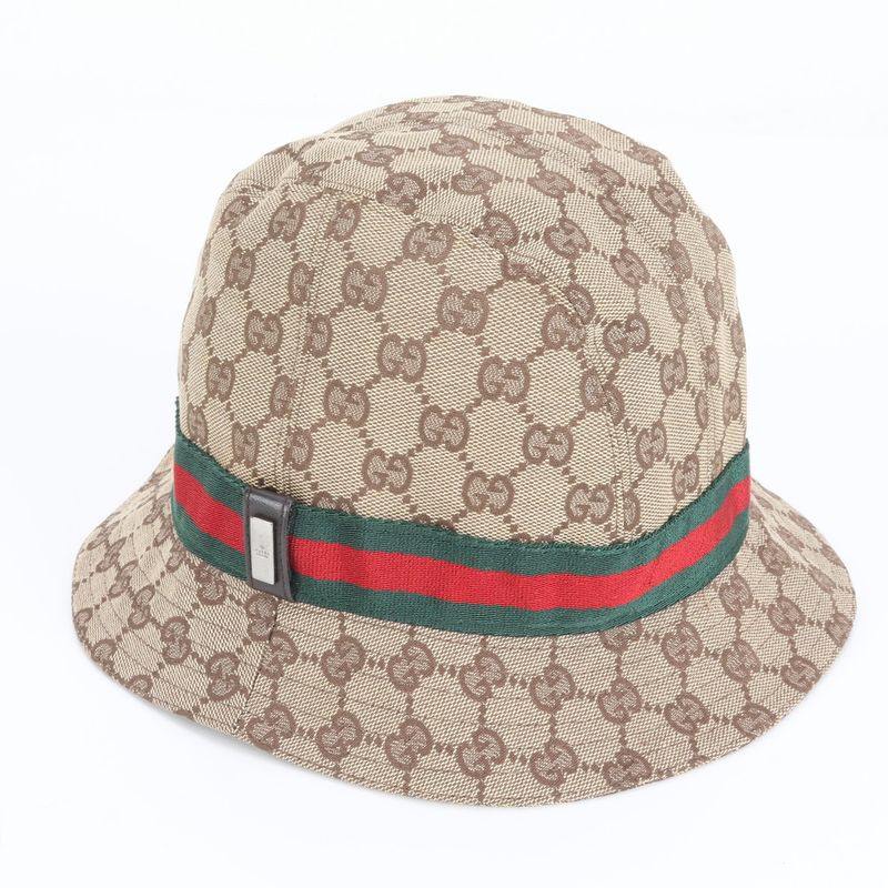 Goku Gucci GG Canvas Sherry Line Bucket Hat Bucket Hat M Hat Fashion Stylish
