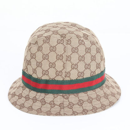 Goku Gucci GG Canvas Sherry Line Bucket Hat Bucket Hat M Hat Fashion Stylish